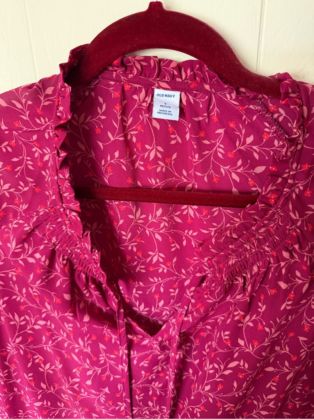 Pink Floral Ruffle Dress - Picture 4 of 6